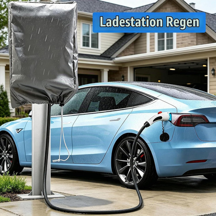 Wallbox Wetterschutzdach für E-Auto-Ladestation, Outdoor-wasserdichte staubdichte regendichte Ladesc