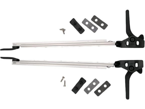 CR-MOESANCO® Kompass-Set rechts + Links für Wohnwagen 27,6 cm, Fensterarm-Haltestütze für Wohnmobile