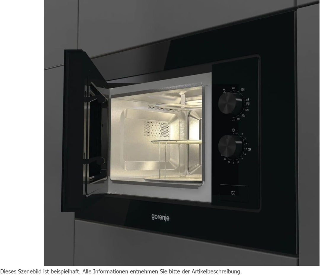 Gorenje BM171EG1B - 743445 Einbau-Mikrowelle mit Grill Schwarz