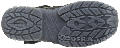 Cofra 30040-001.W39 ACE S1 P SRC Sicherheitssandalen, Schwarz/Gelb, Grösse 39 39 EU, 39 EU