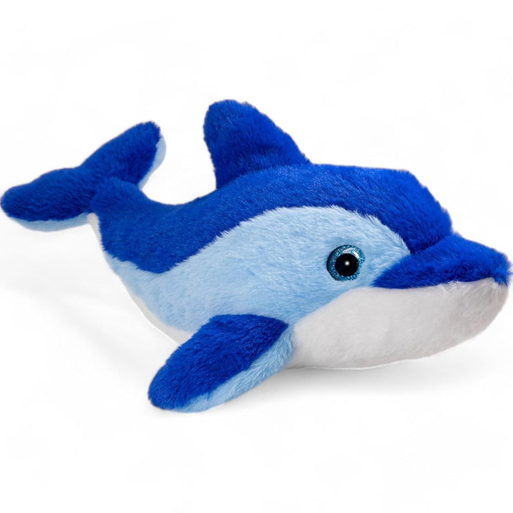 Carl Dick Delfin blau mit Glitzer-Augen, Plüschtier, Kuscheltier ca. 44cm 3580 Blau-44, Blau-44