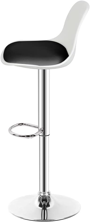 DDMINE 8er Set Barhocker mit Polster Gepolsterter Drehhocker mit Luftheber-Design, Kunstleder Barstu