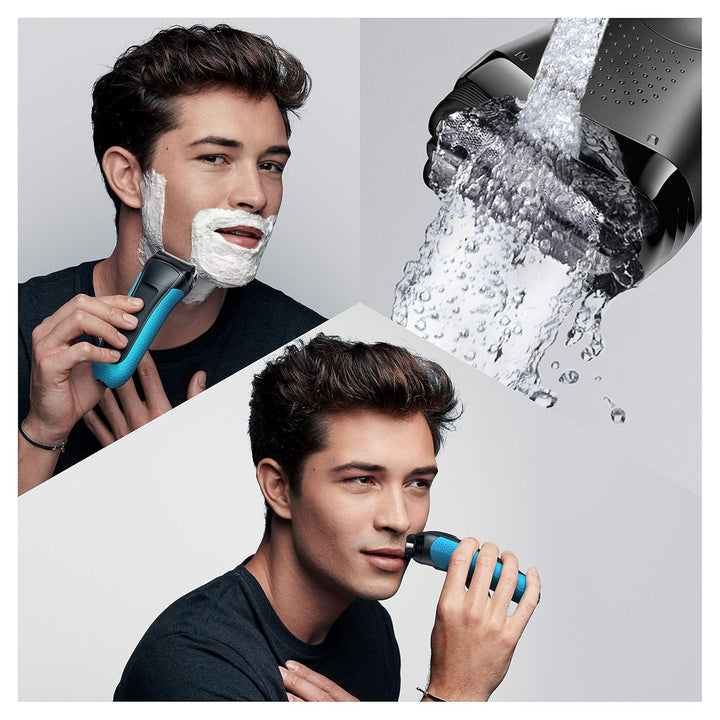 Braun Series 3 ProSkin Rasierer Herren, Elektrorasierer mit Präzisionstrimmer, wiederaufladbarer und