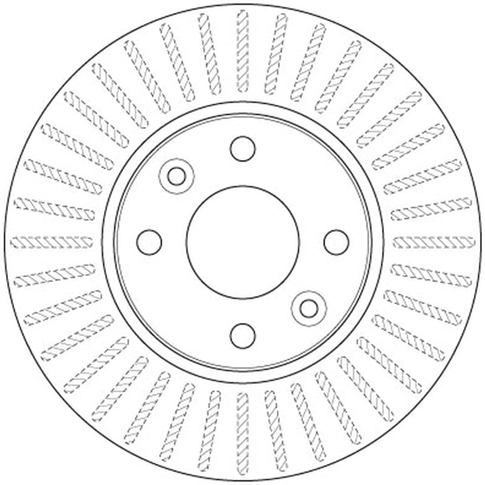 TRW DF6186 Bremsscheiben-Boxen, 2 Stück