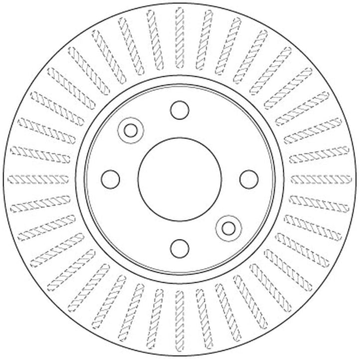 TRW DF6186 Bremsscheiben-Boxen, 2 Stück