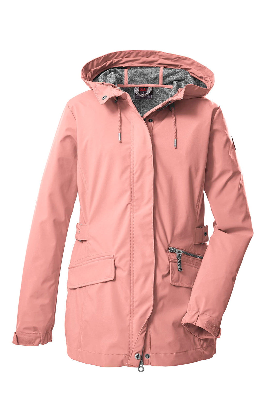 G.I.G.A. DX Damen Gs 96 Wmn Sftshll Jckt Softshelljacke/Outdoorjacke mit Kapuze 42 rose, 42 rose