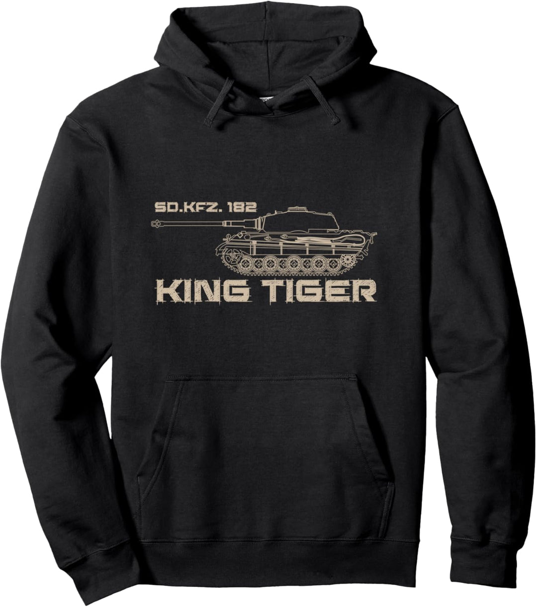 Tiger 2 Sd.Kfz 182 Königstiger Panzer WW2 Pullover Hoodie