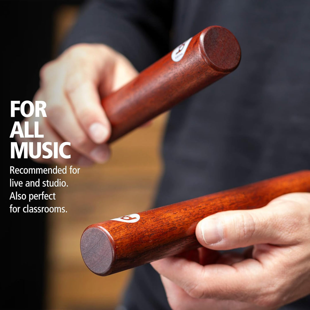 Meinl Percussion Wood Claves Instrument - 1 Paar zylindrische Klanghölzer - Musikinstrument - Indisc