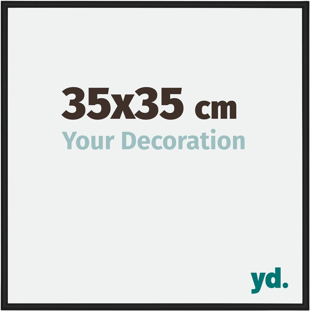 yd. Your Decoration - Bilderrahmen 35x35 cm - Bilderrahmen aus Aluminium mit Acrylglas - Antireflex