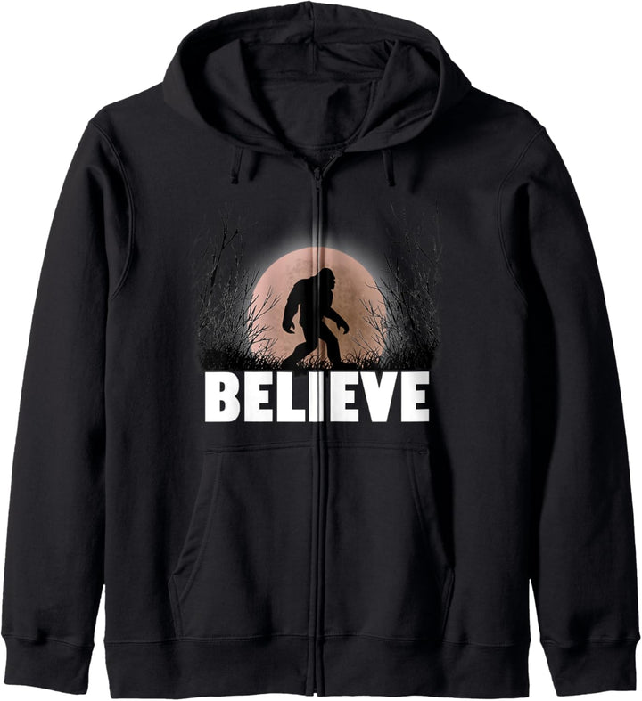 Bigfoot Yeti Sasquatch Believe Kapuzenjacke
