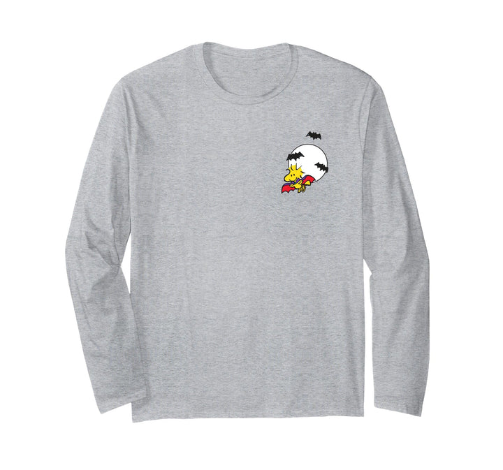 Peanuts Halloween Woodstock Mond Langarmshirt
