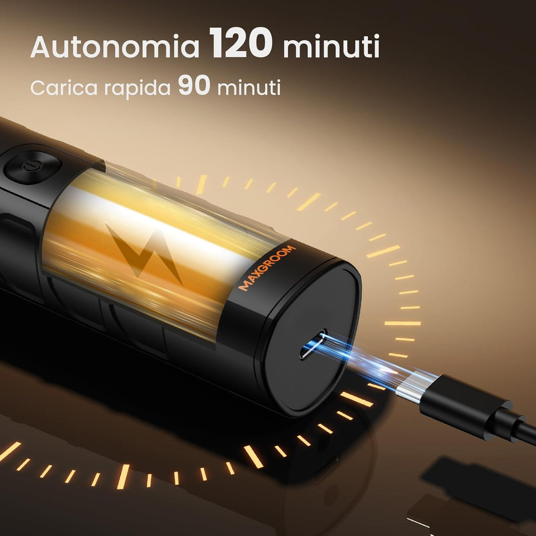 MAXGROOM 5 in 1 Elektrorasierer für Herren, sicherer Körperhaarentferner, tragbarer Rasierer, Intime