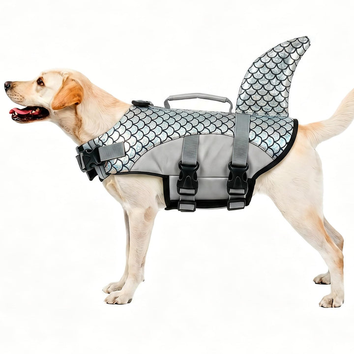 Schwimmwesten für Hunde, Rettungsweste Hunde Schwimmweste Schwimmtraining Hundelebensweste Ripstop F
