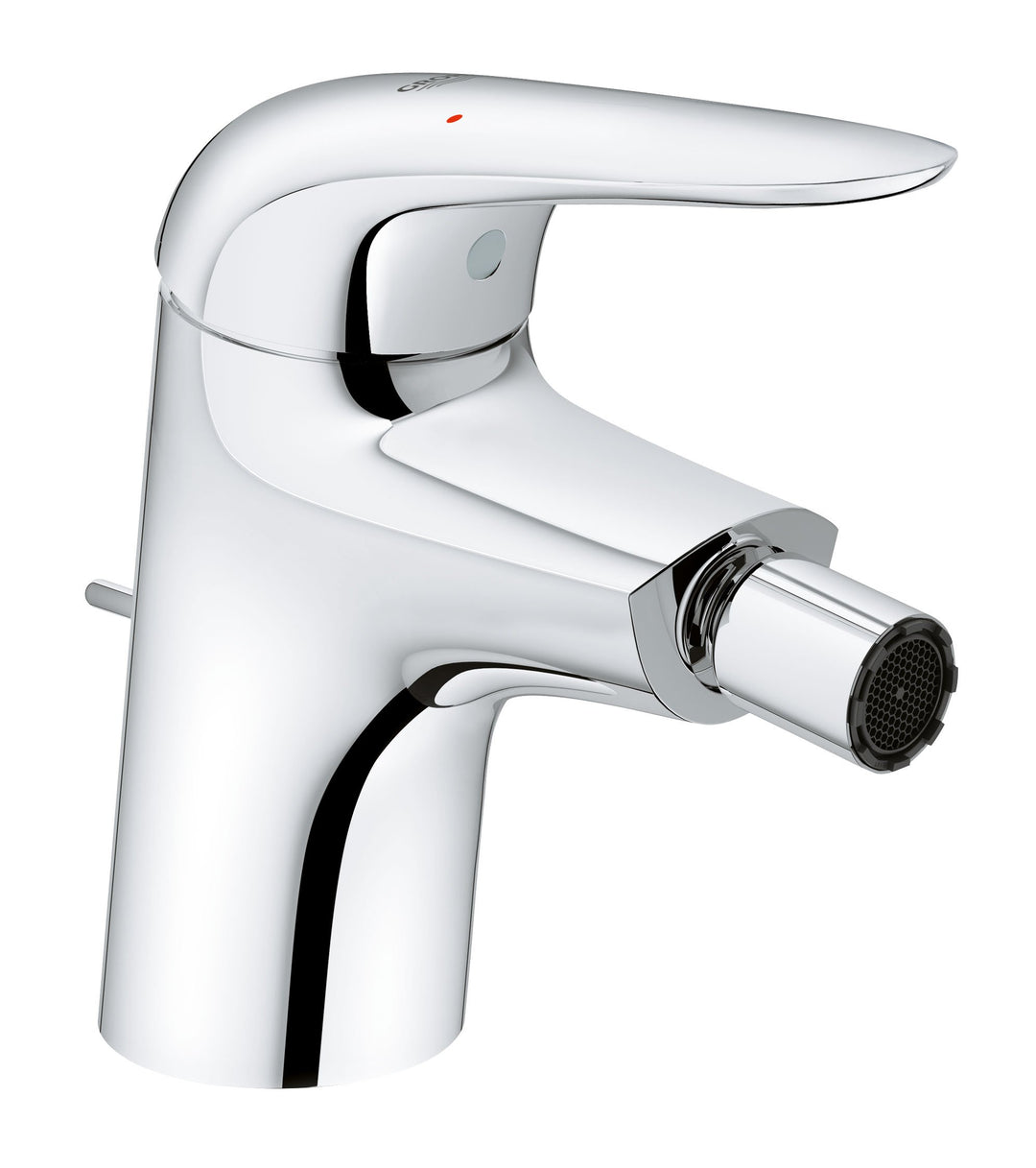 Grohe Eurostyle 2015 Solid EHM Bidet S-Size, Grau Zugstangen-Ablaufgarnitur (massiver Hebel) Grau, Z
