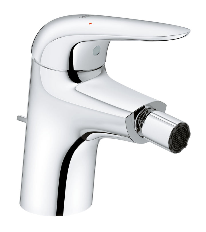 Grohe Eurostyle 2015 Solid EHM Bidet S-Size, Grau Zugstangen-Ablaufgarnitur (massiver Hebel) Grau, Z