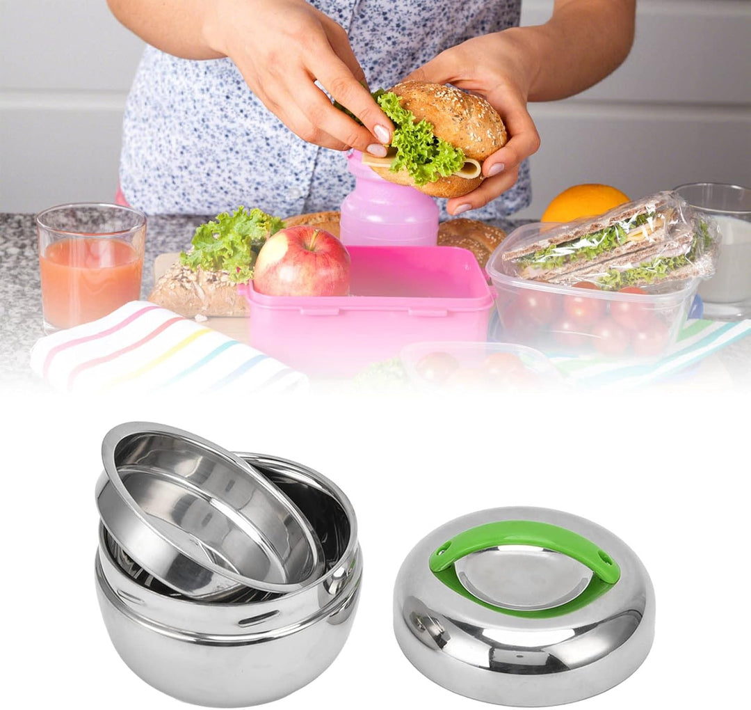 Isolierte Lunch-Behälter, 800ml Edelstahl Lunch Box Portable Wide Mouth Lunch Leak Proof Design Edel
