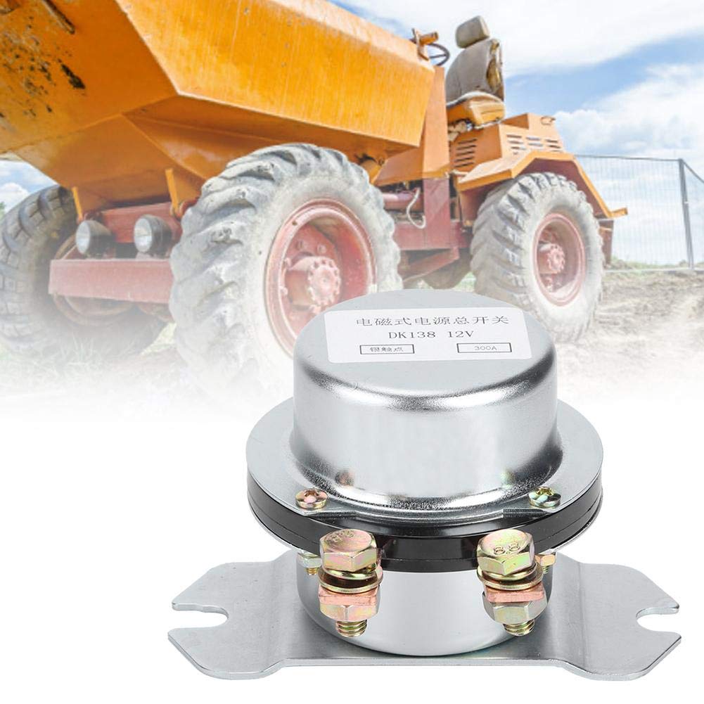 Qiilu 12V 300A DK238 Schaltrelais, Auto-Gesamtleistungsschalterrelais Baggerrelais für Baumaschinenf