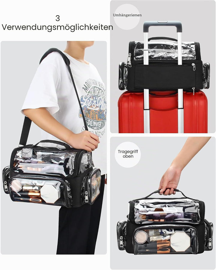 Kosmetikpinsel-Tasche Extra Gross Profi Kosmetikpinselbeutel XL Essentials für Kosmetikerinnen Reise