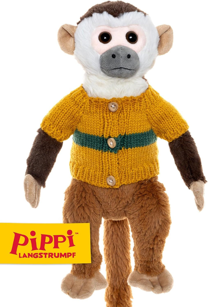 Maskworld Pippi Langstrumpf – Herr Nilsson AFFE Plüschtier - original lizenziert - Stofftier Accesso
