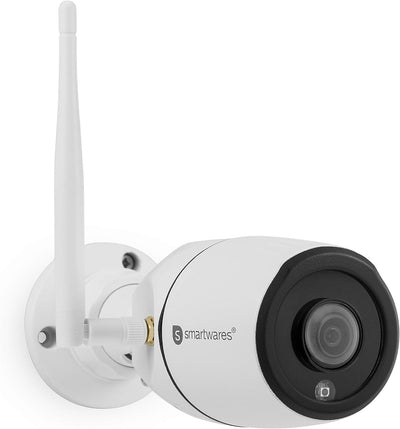 Smartwares Aussenbereich 180° Panorama IP Aussen-Überwachungskamera/APP Kamera mit SD Rekorder, CIP-