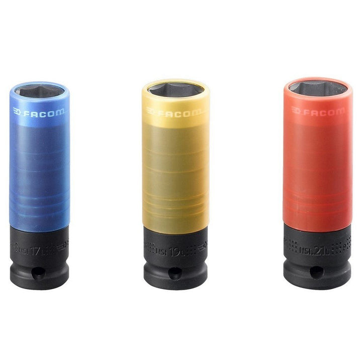 FACOM 1/2 Zoll Spezial-Impact Steckschlüssel Set - 3 Teilig (17-19-21 mm), 1 Stück, NSI.3L