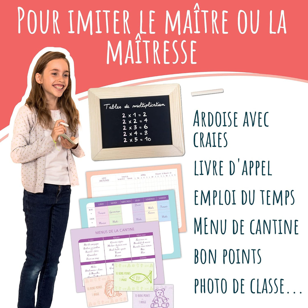 Amulette - Set SI Je était la Maîtresse - Lernspiel 6 bis 10 Jahre - 80+ Zubehör zum Spielen Grundsc
