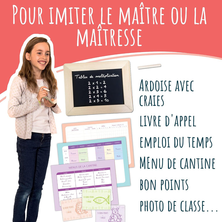 Amulette - Set SI Je était la Maîtresse - Lernspiel 6 bis 10 Jahre - 80+ Zubehör zum Spielen Grundsc