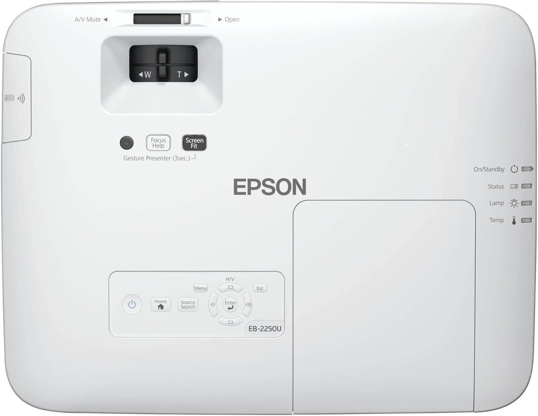 Epson EB-2250U 3LCD WUXGA Installationsprojektor 1920x1200 16:10 5000 Lumen 15000:1 Kontrast 10W Lau