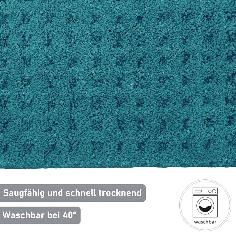 PANA Flauschiger Badvorleger in versch. Farben und Grössen • Badteppich aus weichen Mikrofasern • ru