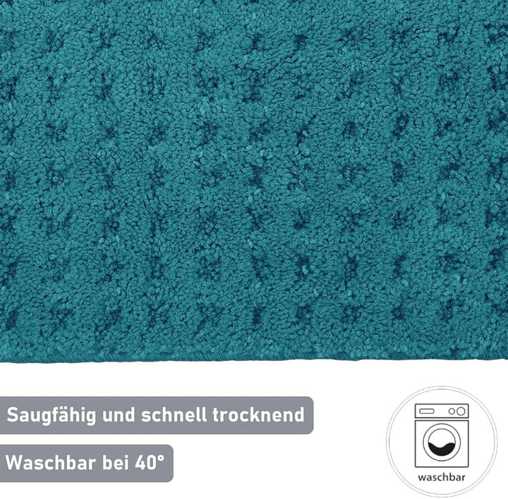 PANA Flauschiger Badvorleger in versch. Farben und Grössen • Badteppich aus weichen Mikrofasern • ru