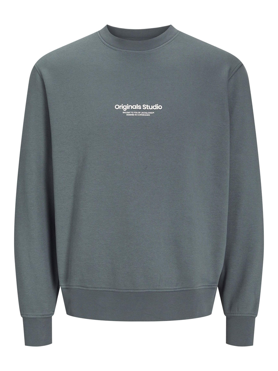 JACK & JONES Male Sweatshirt Gedruckt Sweatshirt XS Stormy Weather, XS Stormy Weather