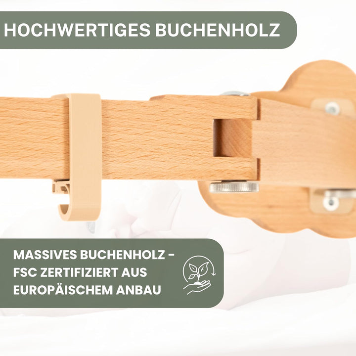 ASTREIN® | Mobile Baby | Baby Mobile Halterung Wand | Baby Mobiles Holz | Mobile Halterung Wickeltis