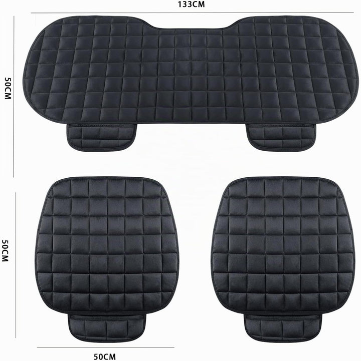 TOOSOAR® Sitzauflage Auto, Universal Rutschfest Autositzauflage, 3PCS Autositzkissen für Auto-Vorder