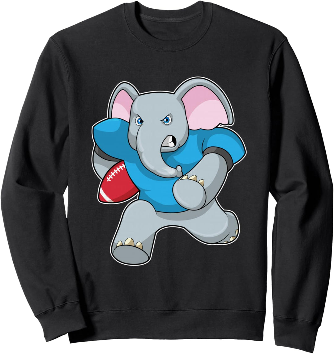 Elefant American Football Sport Sweatshirt