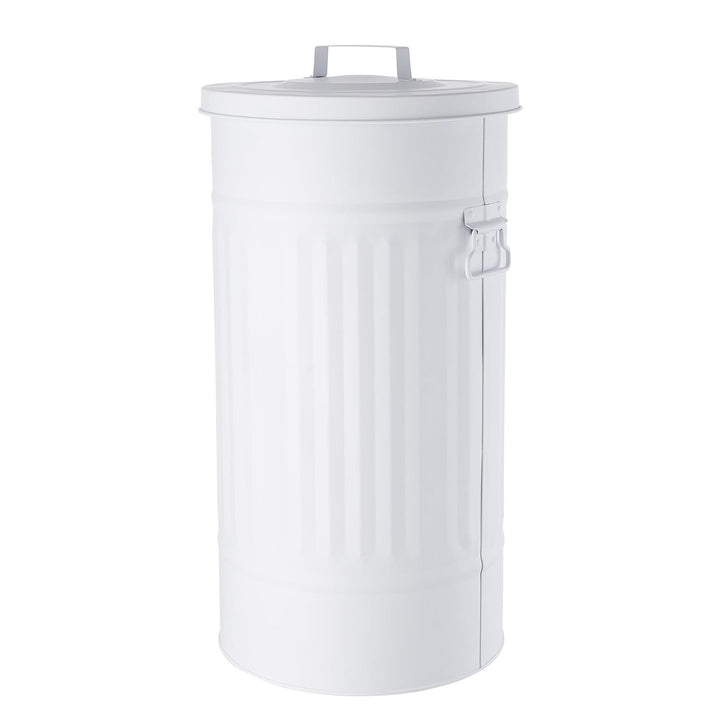 BUTLERS Retro Mülltonne Oskar 40l Mülleimer mit Deckel und Tragegriffen | Küche Abfalleimer ideal al