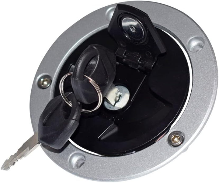 Motorrad Tankdeckel Gas, Motorrad-Tankdeckelschloss mit Passform für Kawasaki Ninja ZX-6R / ZX-10R /