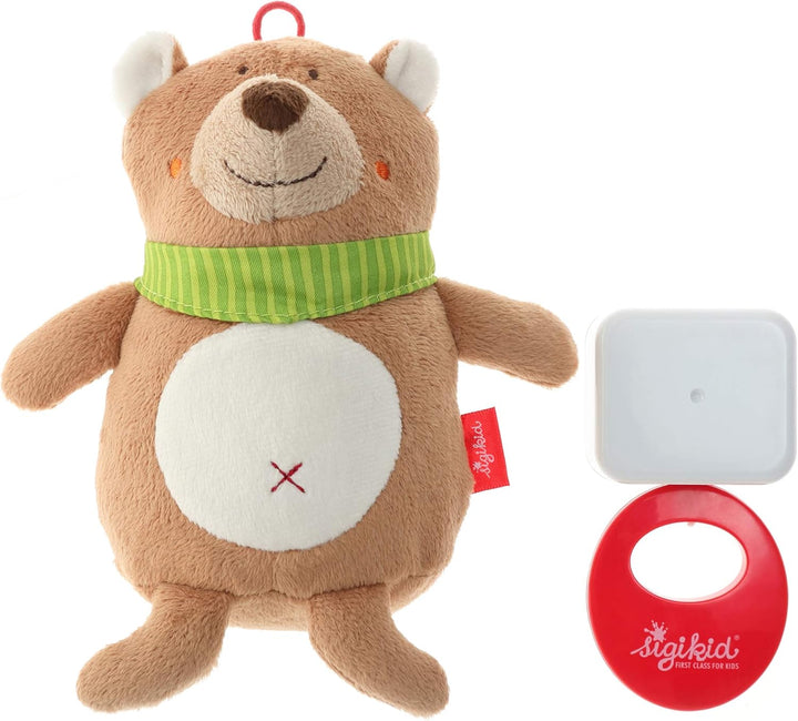 Sigikid 42132 Spieluhr Bär, Braun, 14 x 16 x 8 cm, Bär