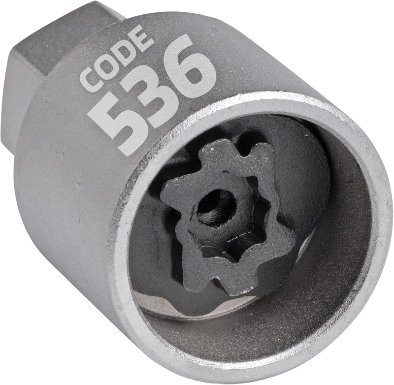 SW-Stahl 02383L-16 Felgenschloss Adapter 536 I geeignet für VW I Felgenschlösser lösen I Radsicherun