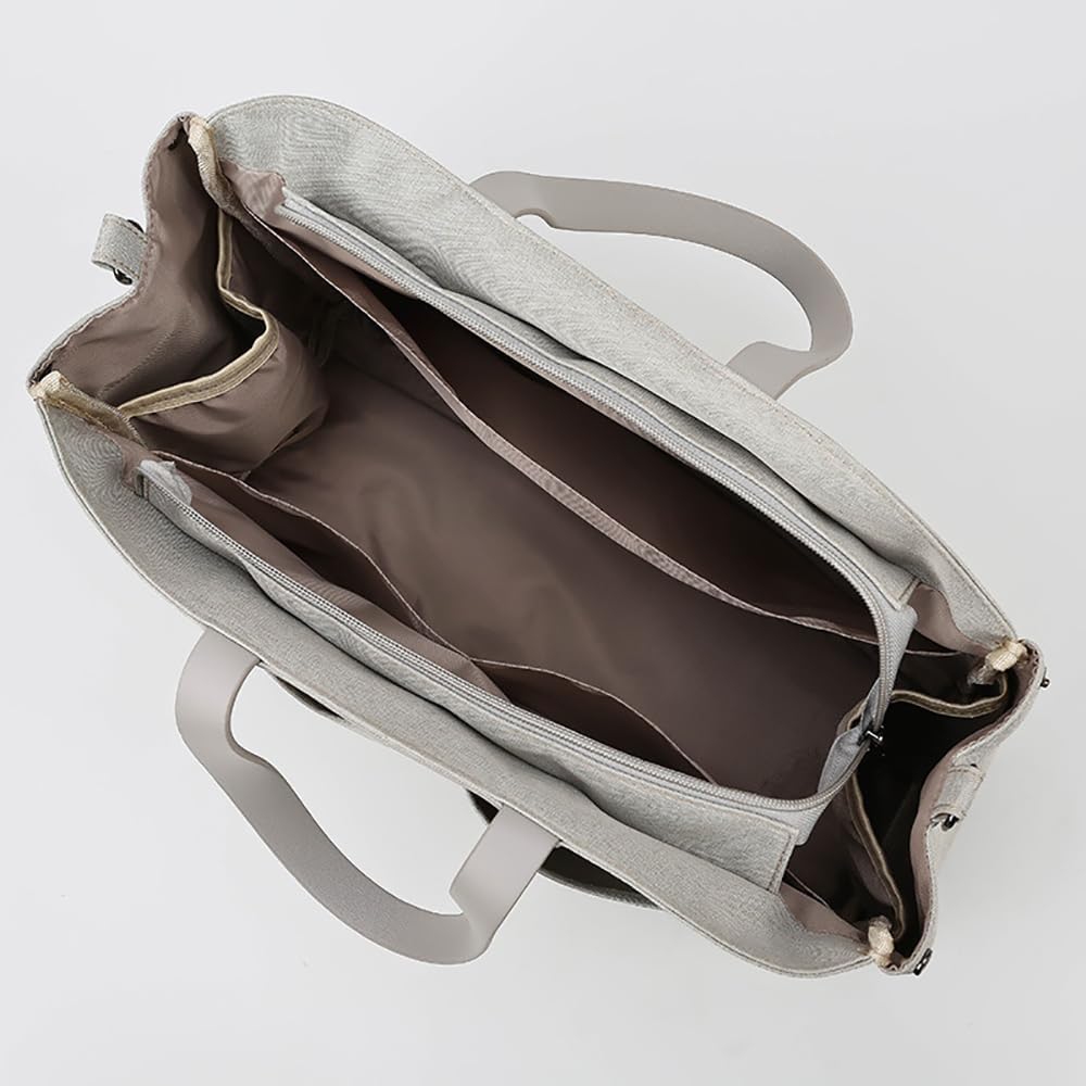 Wickeltasche Kinderwagen Damen Wasserdicht, mit 2 Kinderwagen Haken &amp; Isoliertasche, Elegante Wickel