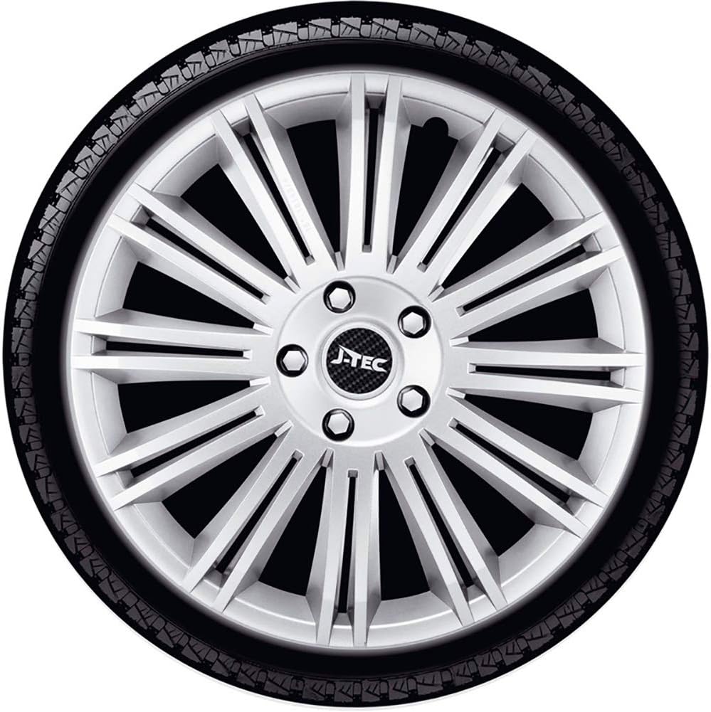 Satz J-Tec Radzierblenden Discovery 15-Zoll Silber Silber 15-inch, Silber 15-inch