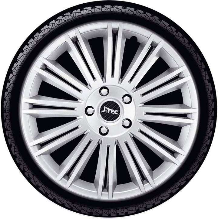 Satz J-Tec Radzierblenden Discovery 15-Zoll Silber Silber 15-inch, Silber 15-inch