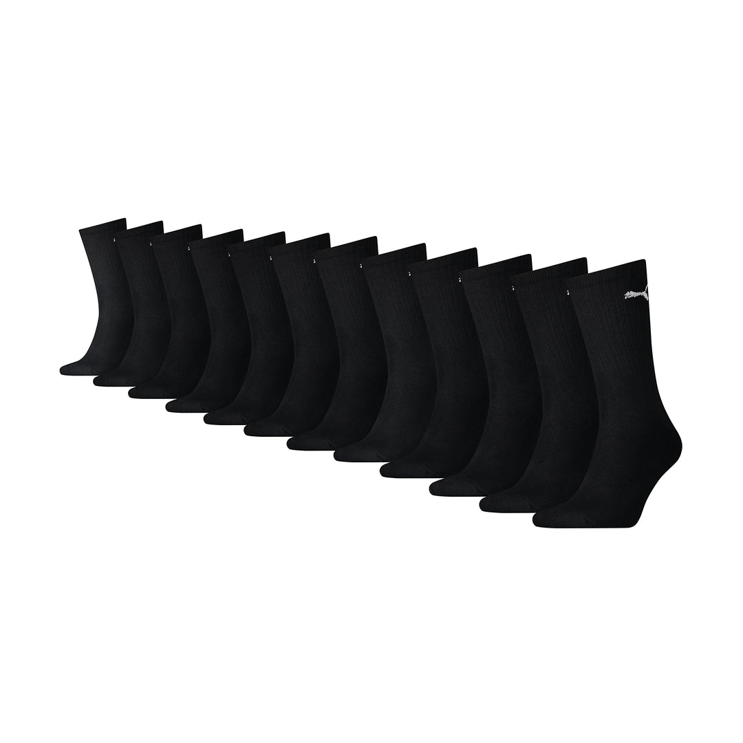PUMA Herren Classic Casual Business Socken 12er Pack=12 Paar 002 - Black 35-38, 002 - Black 35-38