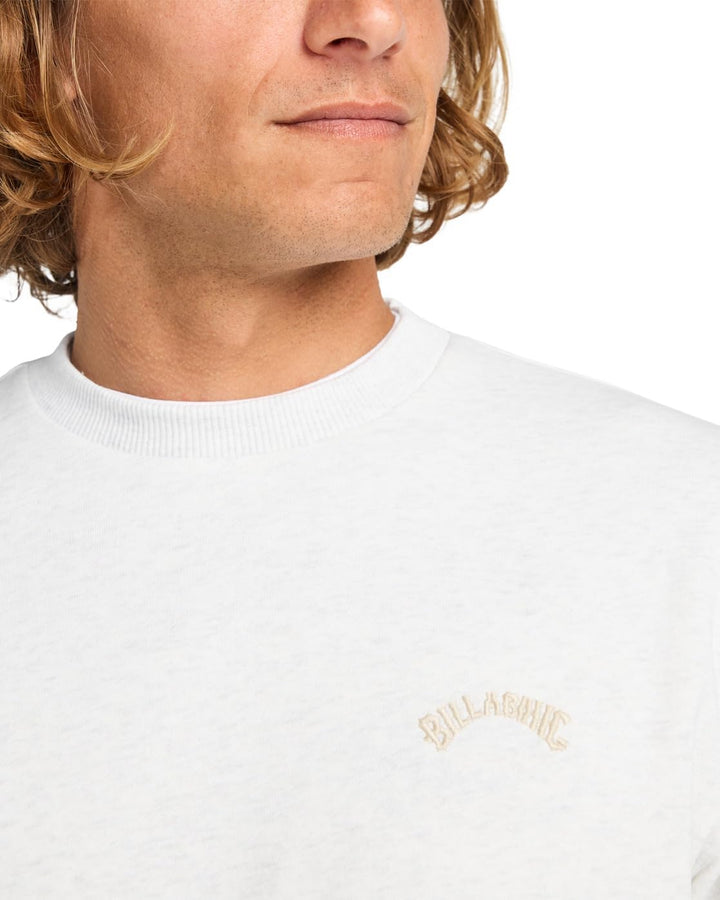 Billabong Herren Arch Cr Sweatshirt (1er Pack) S Oatmeal Heather, S Oatmeal Heather
