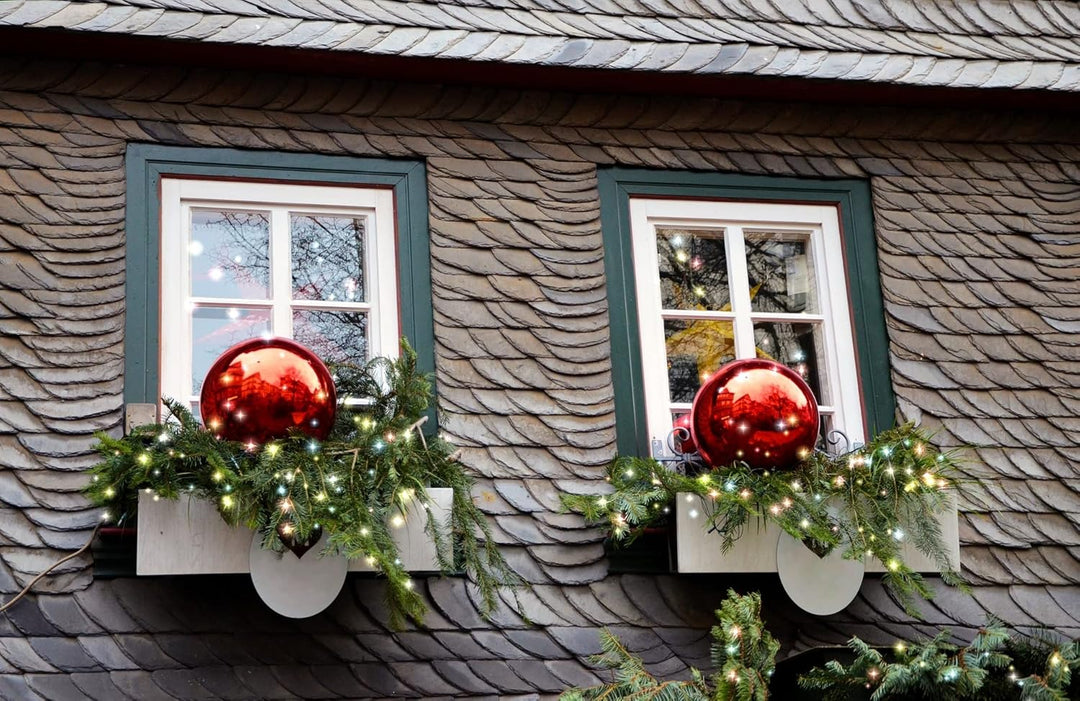 Annastore Weihnachtskugeln gross für den Aussenbereich, Christbaumkugeln zur Dekoration, Christbaums