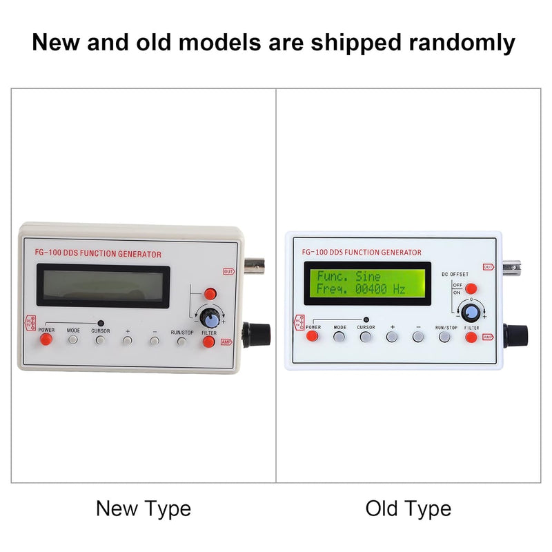 Signal Generator DC3.5-10V Funktionsgenerator FG-100 DDS Function Generator USB Wellenformfunktions