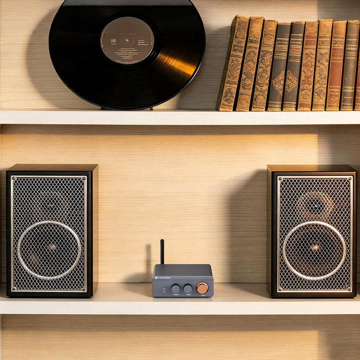 Jancane Bluetooth 5.4 Verstärker, 300 W x 2, kabelloser Mini-Verstärker, Heim-Audio, Stereo, TPA3255