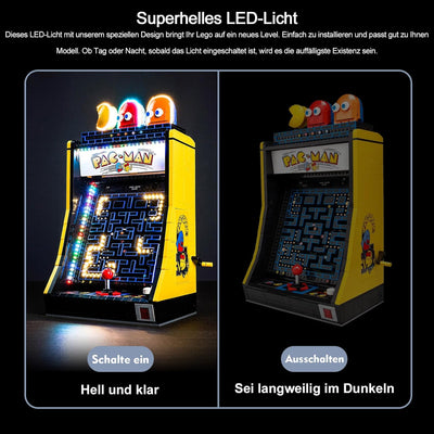 Led Licht Set für Lego Icons 10323 - PAC-Man Arcade (Kein Lego), Dekorationsbeleuchtungsset für Lego