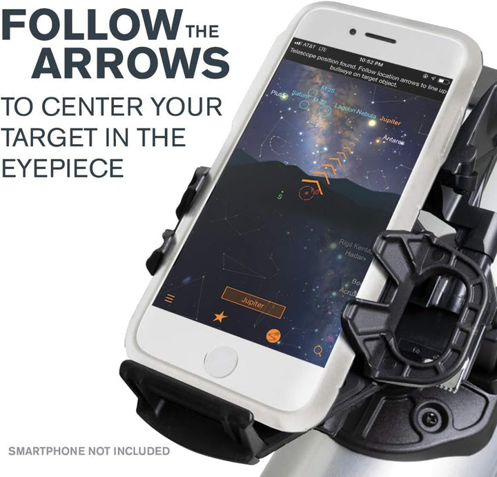 Celestron 22451 StarSense Explorer LT80AZ Smartphone-App-fähiges Dobson-Tischteleskop mit StarSense-