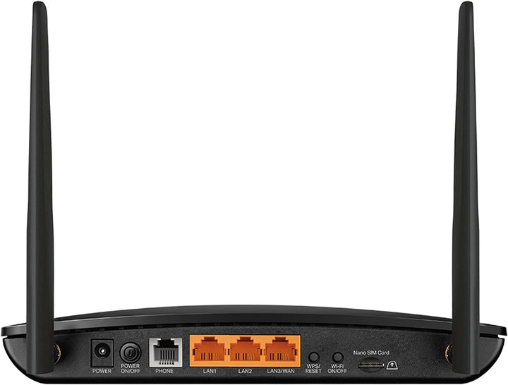 TP-Link TL-MR6500v 4G LTE Telefonie WLAN Router (150Mbit/s 4G Download Geschwindigkeit, 300Mbit/s WL