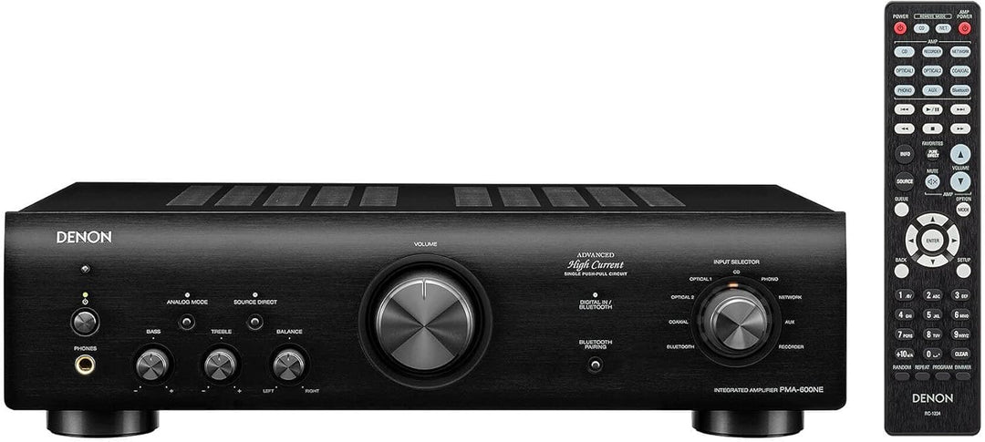 Denon PMA-600NE Vollverstärker mit 70W pro Kanal, Bluetooth, Digitale Eingänge, Integrierter Phono-V